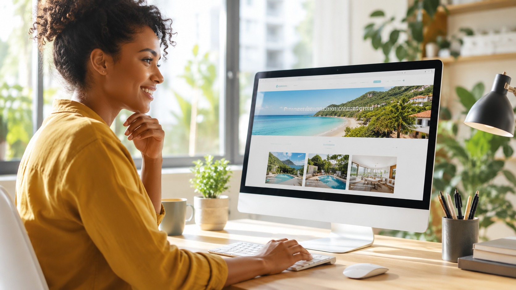 Edifício empresarial representando presença digital